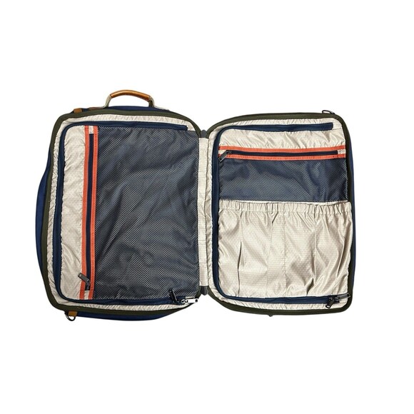 MONYKER WEEKENDER TRAVEL BAG 3In1 NYLON BLUE GREEN VERSATILE CONVERTIBLE DURABLE - Picture 7 of 16